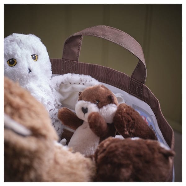 Ikea SKOGSDUVA - Storage bag, forest animal pattern/multicolour