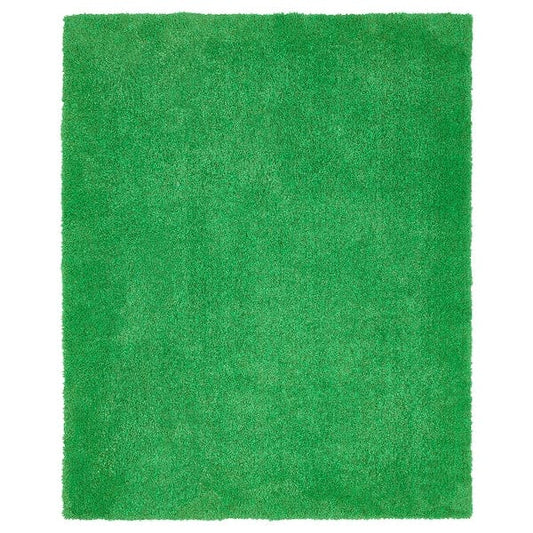 Ikea SKOGSDUVA - Rug, high pile, green, 133x160 cm