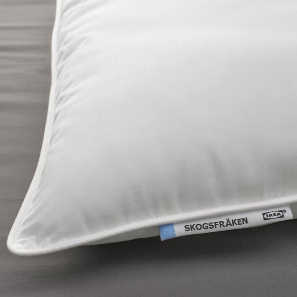 SKOGSFRÄKEN pillow, low, 50x80 cm