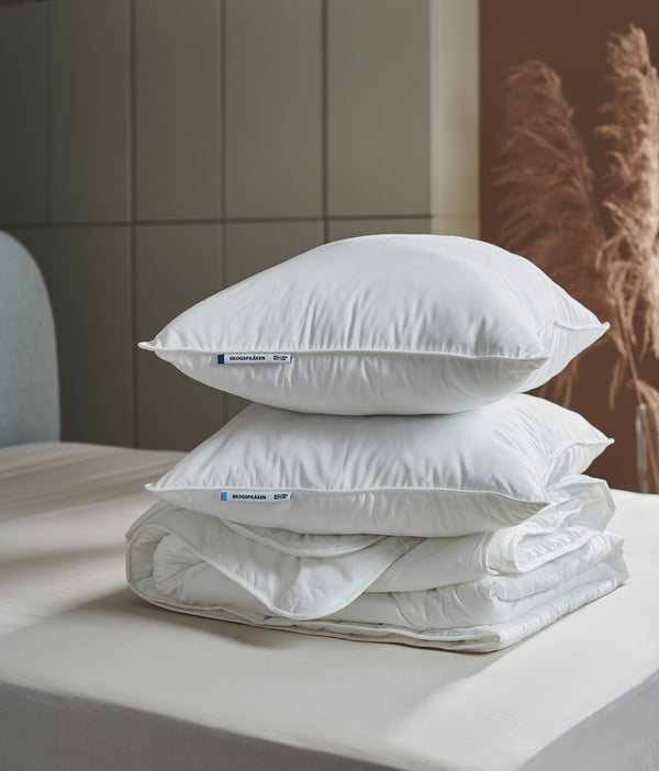 SKOGSFRÄKEN pillow, low, 50x80 cm