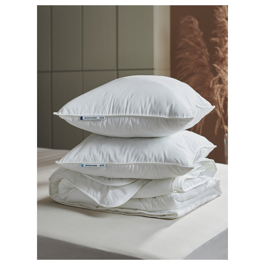 SKOGSFRÄKEN pillow, low, 50x80 cm
