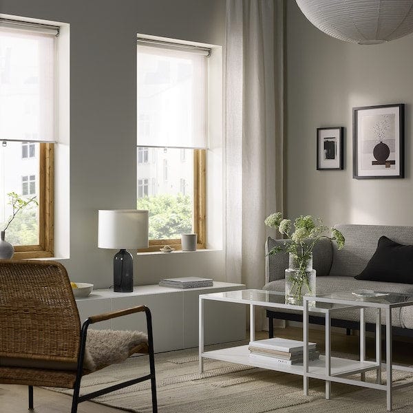 Ikea SKOGSKLÖVER Roller curtain - white 120x195 cm , 120x195 cm