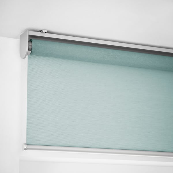 SKOGSKLÖVER roller blind, green, 80x195 cm