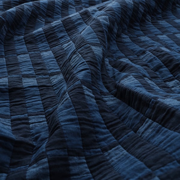 SKOGSKOVALL bedspread, blue, 260x250 cm