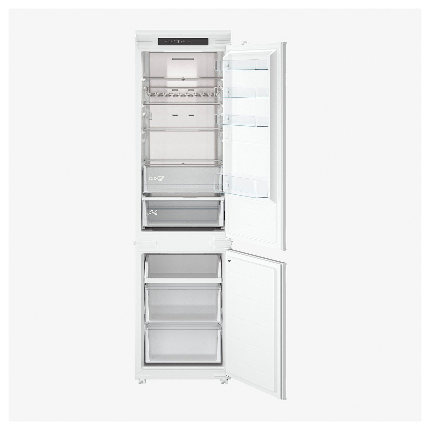 SKOGSNÄS fridge/freezer, IKEA 700 integrated, 213/87 l