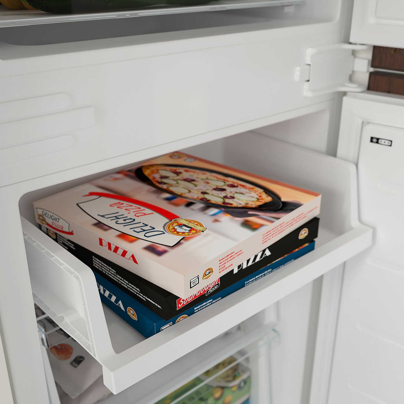 SKOGSNÄS fridge/freezer, IKEA 700 integrated, 213/87 l