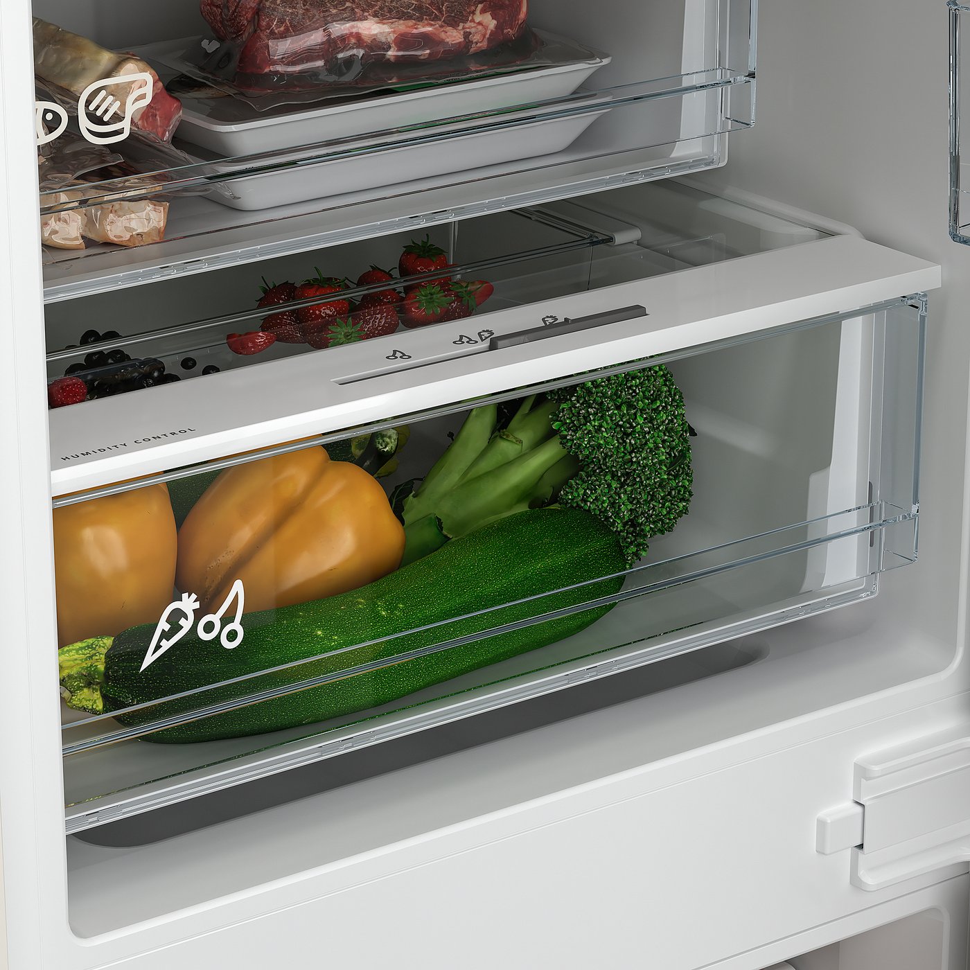 SKOGSNÄS fridge/freezer, IKEA 700 integrated, 213/87 l