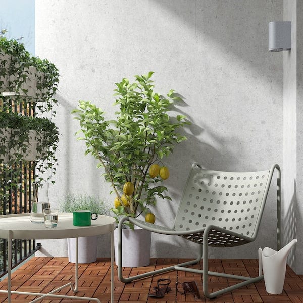 Ikea SKOGSÖN - Armchair, light gray outdoor
