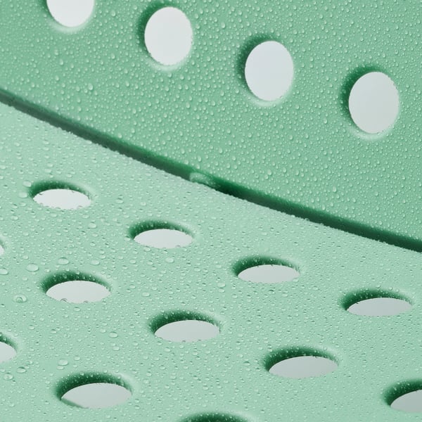 SKOGSÖN easy chair, light green outdoor, 62x71x88 cm