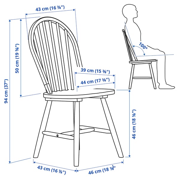 SKOGSTA - Chair, acacia