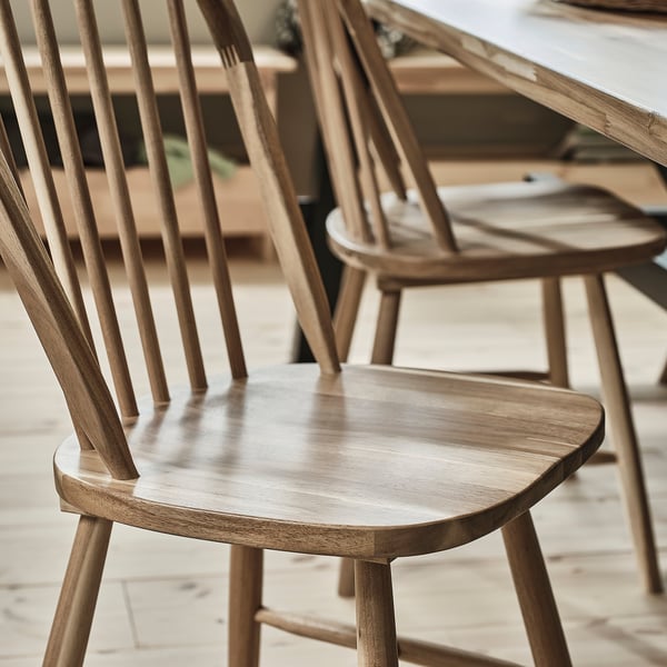 SKOGSTA chair, acacia, 46x94x55 cm
