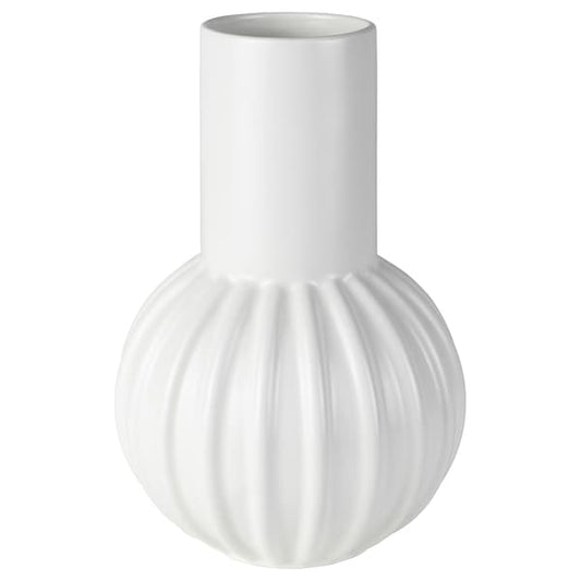 Ikea SKOGSTUNDRA - Vase, white, 27 cm