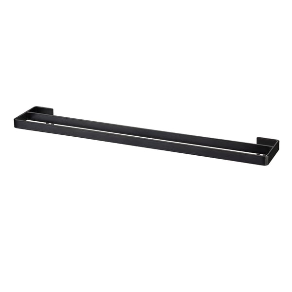 SKOGSVIKEN towel rail, black, 60 cm
