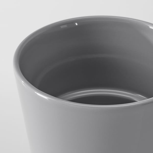 SKOGSVINBÄR - SKOGSVINBÄR Plant pot, in/outdoor grey, 9 cm