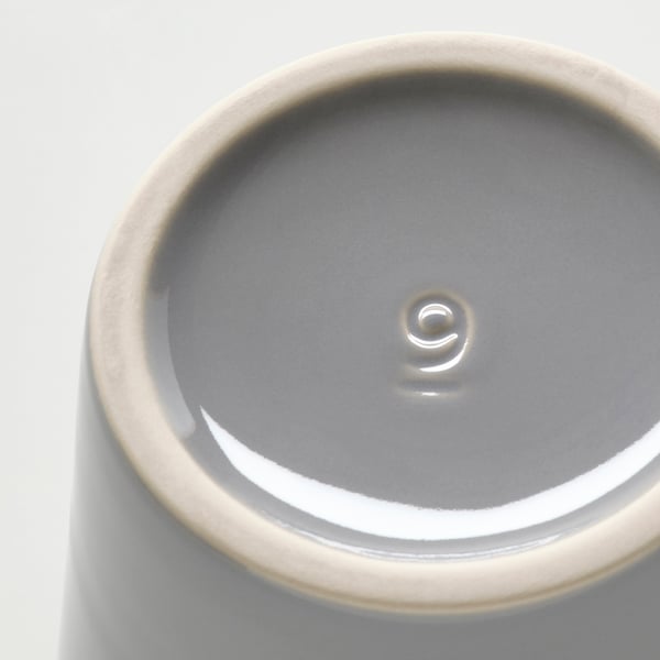 SKOGSVINBÄR - SKOGSVINBÄR Plant pot, in/outdoor grey, 9 cm