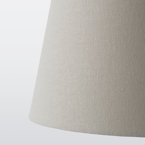SKOTTORP lamp shade, light grey, 19 cm
