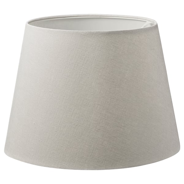 SKOTTORP lamp shade, light grey, 42 cm