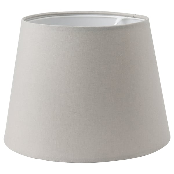 SKOTTORP lamp shade, light grey, 33 cm