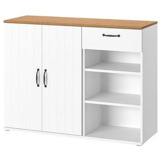 Ikea SKRUVBY - Sideboard, white, 120x38x90 cm