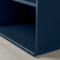 SKRUVBY - Sideboard, black-blue, 120x38x90 cm