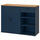SKRUVBY - SKRUVBY Sideboard, black-blue, 120x38x90 cm