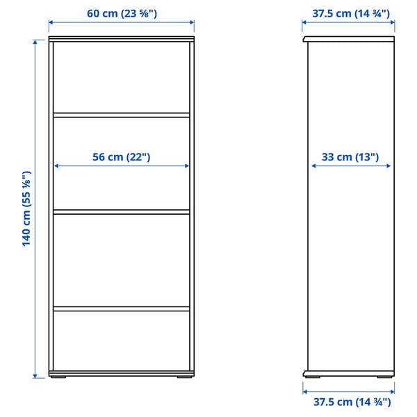 SKRUVBY storage combination, white, 130x140 cm