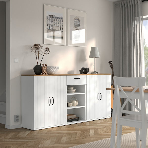 SKRUVBY - Storage combination, white, 190x90 cm