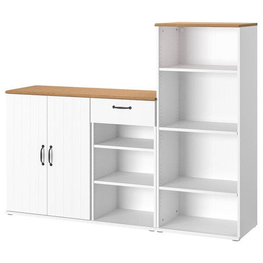 Ikea SKRUVBY - Storage combination, white, 180x140 cm