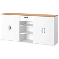 SKRUVBY - Furniture combination, white,190x90 cm