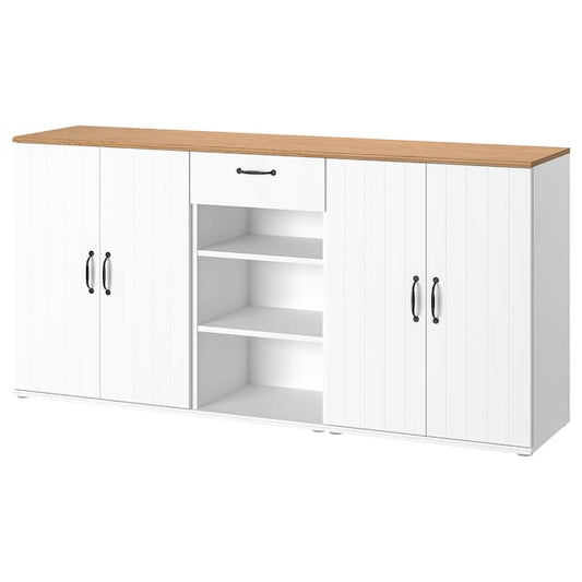 Ikea SKRUVBY - Storage combination, white, 190x90 cm