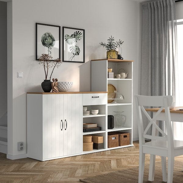 Ikea SKRUVBY - Storage combination, white, 180x140 cm