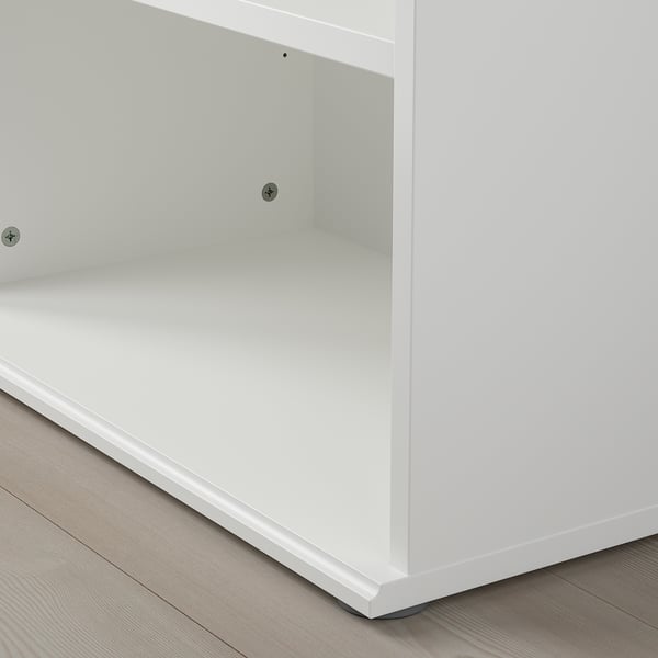 SKRUVBY bookcase, white, 60x140 cm