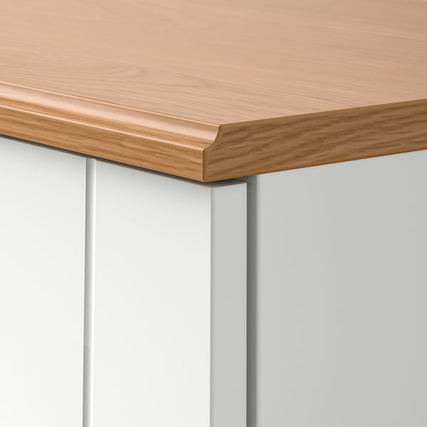 SKRUVBY cabinet with doors, white, 70x90 cm