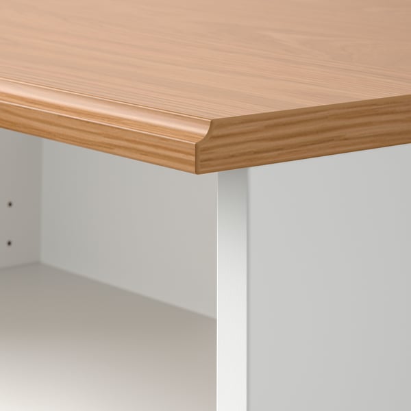 SKRUVBY - SKRUVBY TV bench, white, 156x38x60 cm