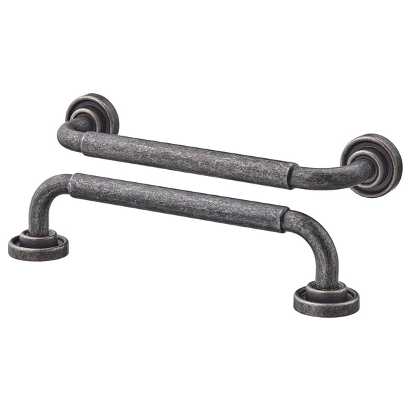 SKRUVSHULT handle, anthracite, 152 mm, 2 pack