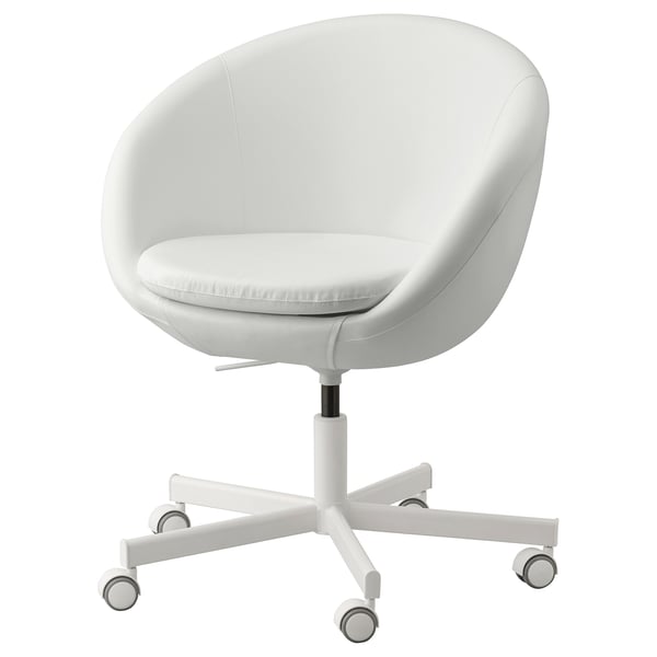 SKRUVSTA swivel chair, Ysane white, 69 cm