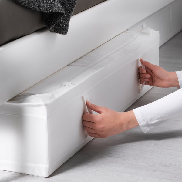 SKUBB storage case, white, 90x53x19 cm