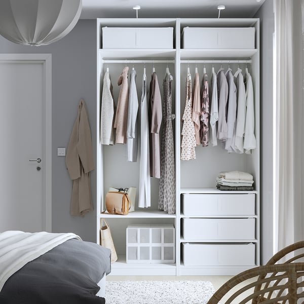 SKUBB storage case, white, 65x53x19 cm