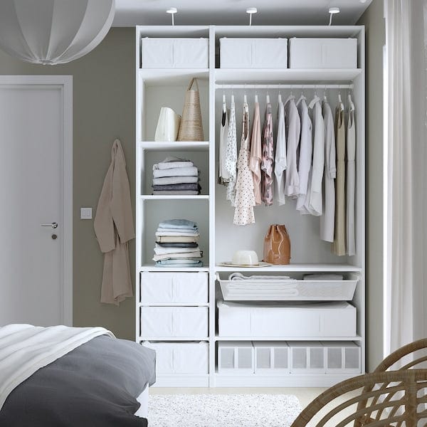 Ikea SKUBB - Storage case, white, 43x53x19 cm