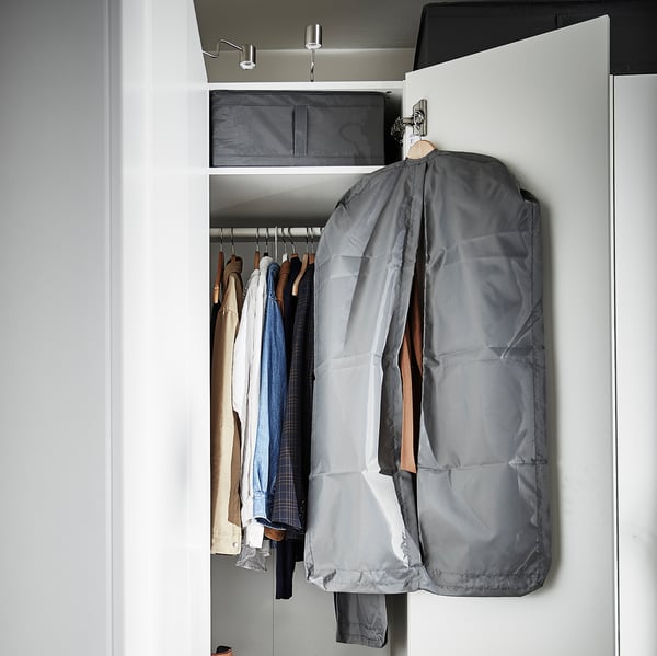 SKUBB storage case, dark grey, 43x53x19 cm