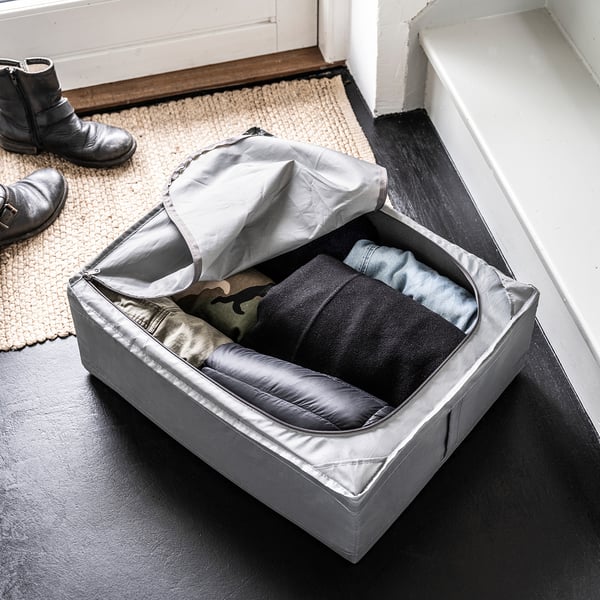 SKUBB storage case, dark grey, 43x53x19 cm