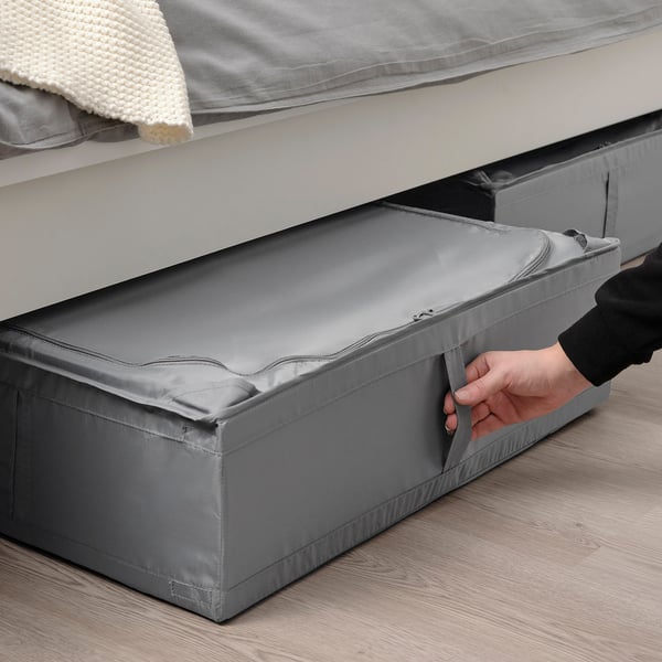 SKUBB storage case, dark grey, 65x53x19 cm