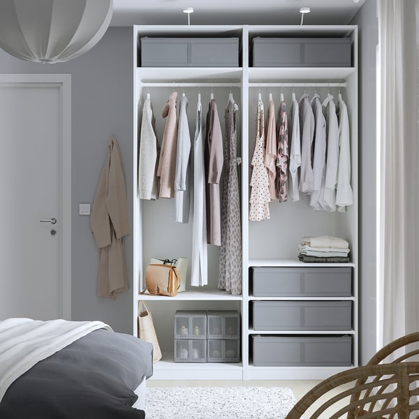 SKUBB storage case, dark grey, 65x53x19 cm