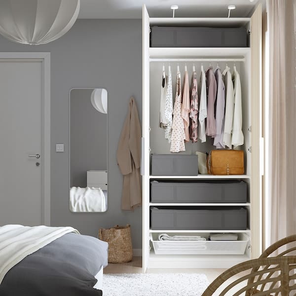 Ikea SKUBB - Storage case, dark grey, 90x53x19 cm