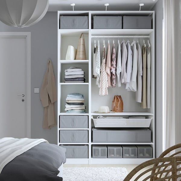 Ikea SKUBB - Storage case, dark grey, 43x53x19 cm
