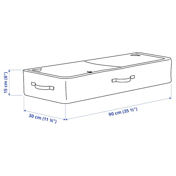 Ikea SKUBB - Storage case for wrapping paper, dark grey, 90x30x15 cm