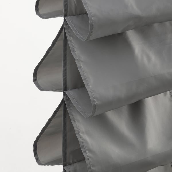 SKUBB Shoe rack to hang, 12 pockets - dark gray 34x120 cm , 34x120 cm