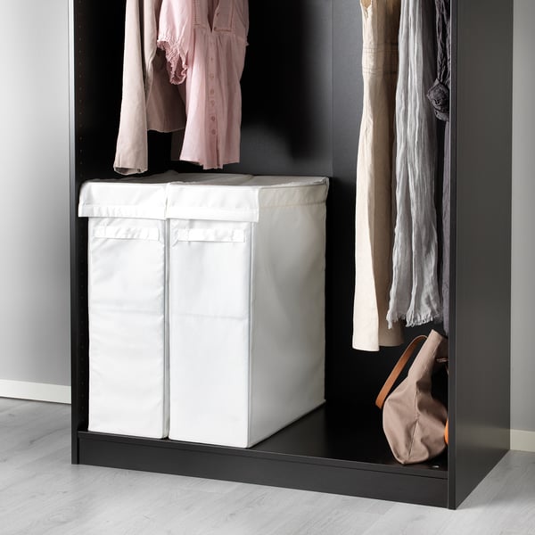 SKUBB laundry bag with stand, white, 80 l
