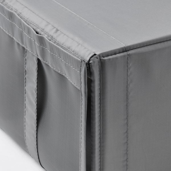 SKUBB shoe box, dark grey, 22x34x16 cm, 4 pack