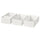 SKUBB box, set of 3, white, 20x38x12 cm